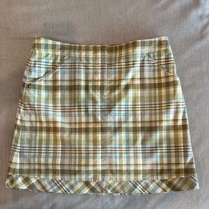 Cutter & Buck Plaid Women's Skort size 8